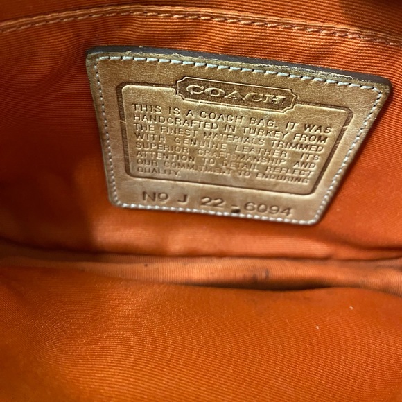 Coach Monogram Purse Small Brown Handbag Accessories PLEASE REVIEW PICS FOR FLAW - Picture 5 of 9